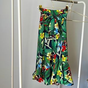 Tropical Print skirt